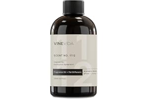 VINEVIDA [4 Fl Oz] Scent NO. 1112 Fragrance Oil for Cold Air Diffusers, Aromatic Notes of Amber Citrus Spearmint, Essential Oils for Diffuser Oil Refill & Air Freshener Room Spray