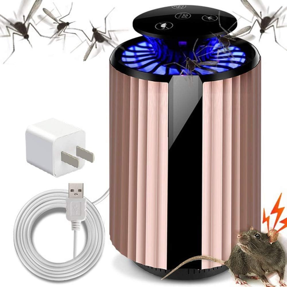 FLYM Multifunctional Mosquito Killer Lamp&Ultrasonic Repeller for Indoor,2019 Upgraded Bug Zappers UV Light,Chemical-Free Insect Killer Trap Fly Pests Catcher