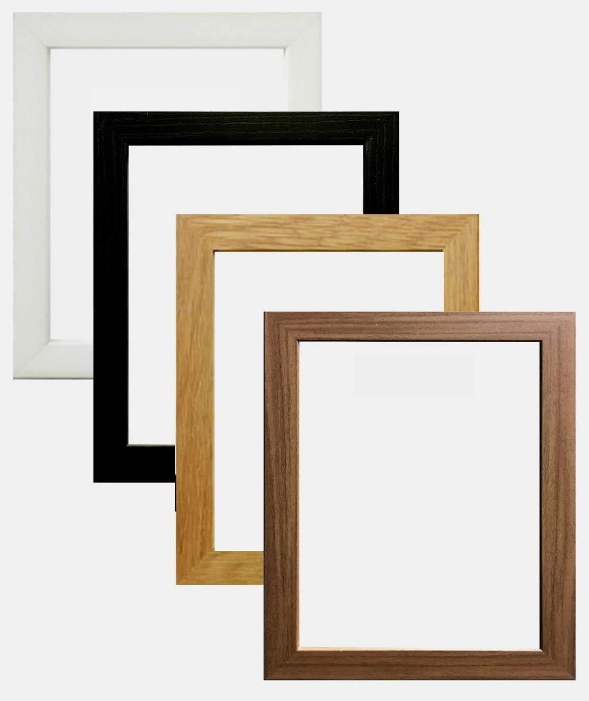 Ulisia Enterprise 11x8.5 inch, White Wood effect Photo frame, A1 A2 A3 A4 A5 A6 Poster/Picture frames for wall mount. Also available in different other sizes.