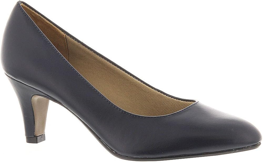 Amazon.com | LifeStride Women's Sable Pumps, Navy Officer Smooth, 6 M US | Pumps