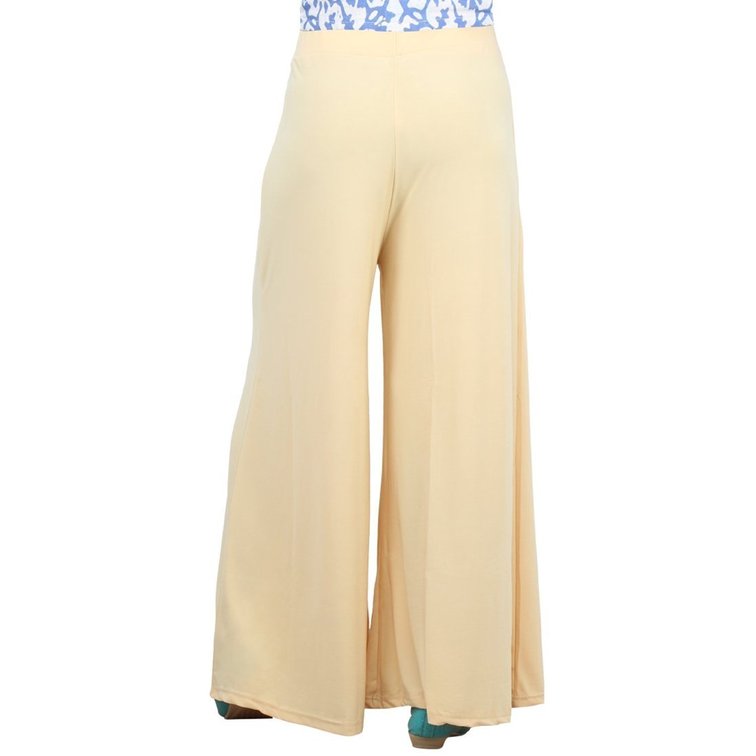 meoby malai lycra palazzo pant for women's - free size