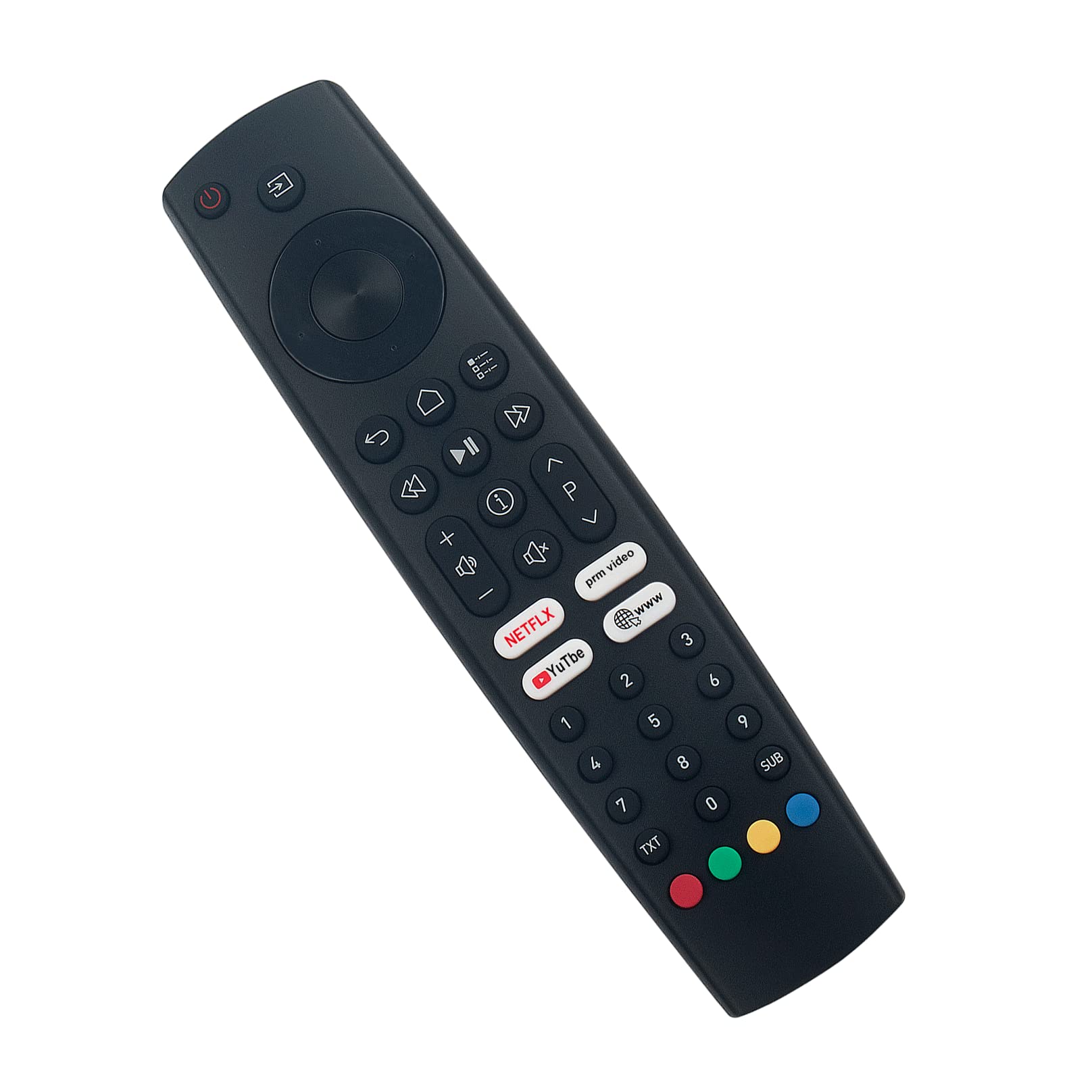 New Replacement Remote Control -VINABTY-Fit for Grundig LED TV Remote Control TS8187R3 TS8187R11 40GFB6100MADRID 50GFU7800B 32GHB6100 50GFU7800B 43GFU7800 50GFU7800B 50GFU7800B
