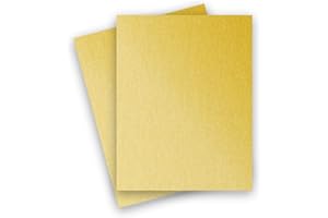 2PBASICS Stardream Metallic - 8.5X11 Paper - GOLD - 81lb Text (120gsm) - 25 PK