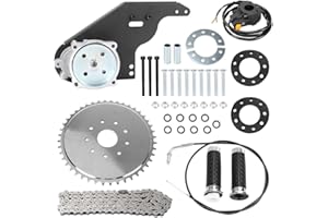 CYLEMOTO 40-5 Rear-Wheel Side Mount Kit for 4 Stroke 42cc 47cc 49cc for Honda GX35 Engine Gas Motorized Bicycle Bike Pocket Bike