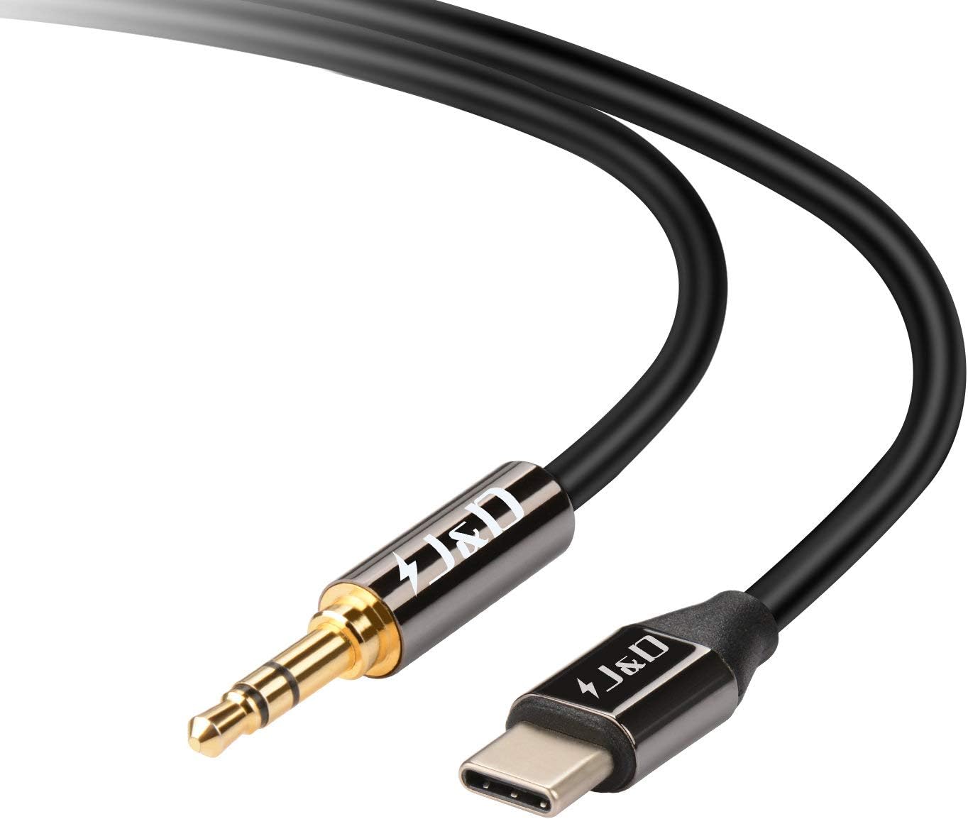 thumbnail image 2 of Type C Aux Cord VENTION USB C To 3.5mm Audio Aux Jack Cable 3FT, USB Type C To 3.5mm Headphone Car Stereo Telescopic Spring Cord Compatible With IPhone 15 Pro Max/15 Plus 2 of 13