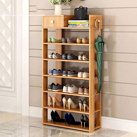 ZYuLi Scnunreg Mehrlagiger Schuhschrank Einfacher Haushaltsschrank Mit Schuhschrank 60 (größe : 7layers)