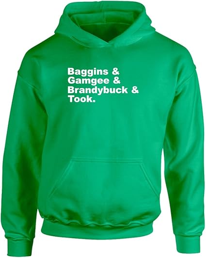 Amazon ビルボ バギンス サムワイズ ギャムジー メリアドク ブランディバック トゥク Baggins Gamgee Brandybuck Took 子供用 プリント Tシャツ Tシャツ カットソー 通販