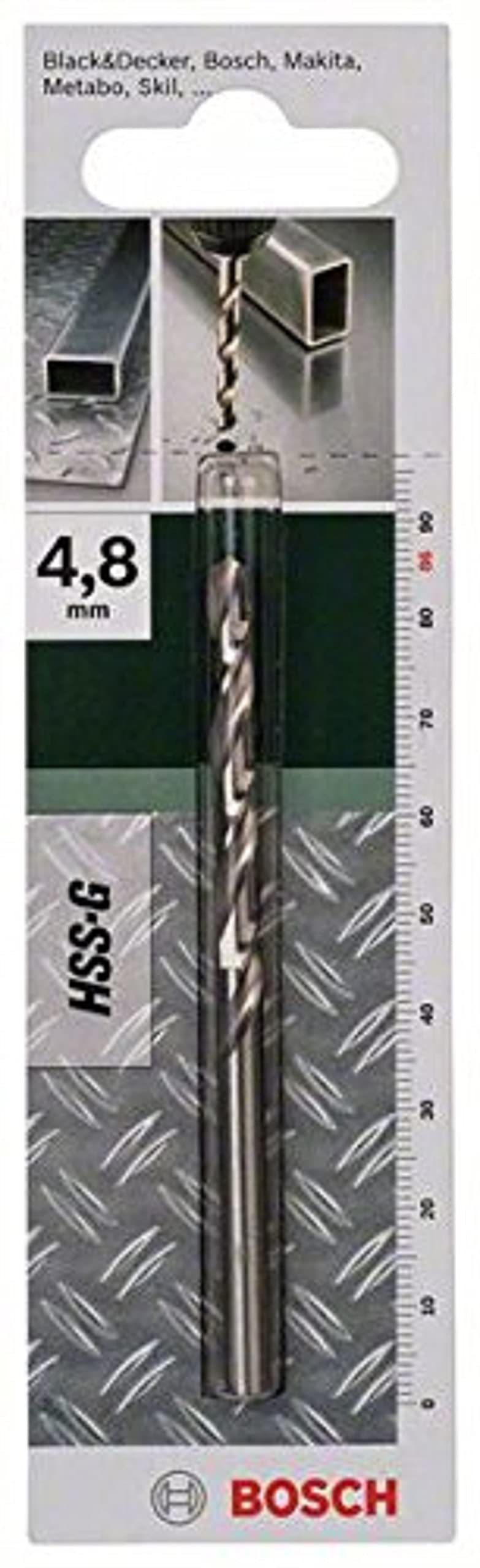 Bosch DIY 2609255044 Metal Drill Bit HSS-G 4.8 x 52 x 86 mm (1)