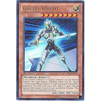 YU-GI-OH! - Galaxy Knight ZTIN-EN012 - 2013 Zexal Burundi | Ubuy