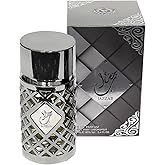 Ard Al Zaafaran Jazzab Silver Eau de Parfum Spray for Men, 3.4 Ounce
