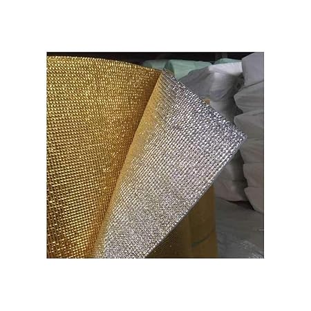 Double Side Grid Golden Silver Foil Epe Foam Insulation 5mm