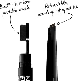 NYX Fill & Fluff Eyebrow Pomade Pencil Espresso Dual Ended Brow Kit view 3