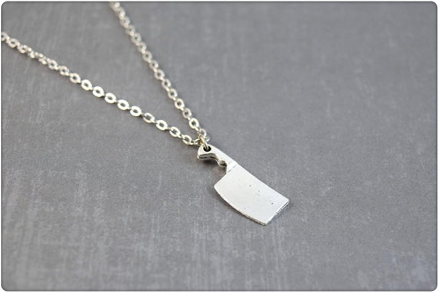 Butcher Knife Necklace Chef Knife Necklace Simple Necklace Meat