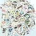 125 Pieces Watercolor Travel and Outdoor Adventure Stickers,Cartoon Waterproof Vinyl Pop Phone Guitar Skateboard Motorcycle Suitcase Sticker Decal for Teens Planners and Journals