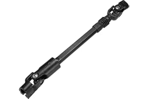 X AUTOHAUX Lower Power Steering Shaft, for Jeep Cherokee 1984-1994, Metal, No.4713943, Black