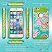 iPhone 6 Case,iPhone 6s Case,AnnBay Shock Absorption High Impact Hard Hybrid Modern Slim Dual Layer Heavy Duty Case Armor Cover Case with Totem Flower Pattern for iPhone 6/6s(Green)