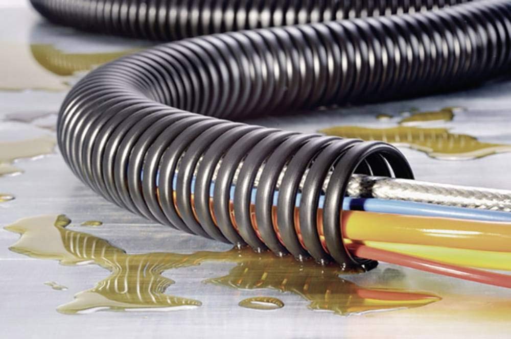 HellermannTyton SPS40-PP-BK spiral hose Black 1 m
