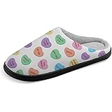 Funny Slipper Heart Slippers funny Funny Slippers for Men Slide House Slippers for Men's Home House Shoes Fuzzy House Slipper