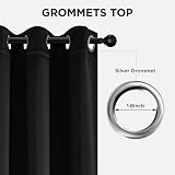 Joydeco Blackout Curtains 72 Inch 2 Panels Thermal Insulated Grommet view 5