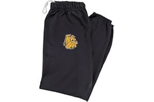 LOGOVISION Mens Jogger Sweatpants Collegiate Primary Logo Black Collection