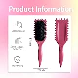 Maxmana Secret Curl Defining Brush Pink - Detangling, Shaping & Defining Curls view 2