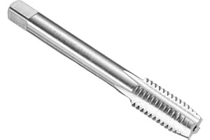 uxcell Hand Bottom Tap 7/16-14 UNC 2B Thread Bottoming Style Threading Taps High Speed Steel HSS6542 Straight Flutes Screw Ta