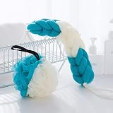 Omenluck Bath Loofah Sponge Set Body Scrubber Flower Ball Shower Towel Brush view 2