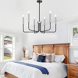 6-Light Farmhouse Chandelier for Dining Room