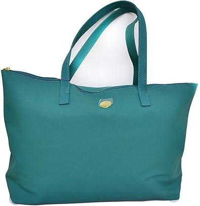 Teal leather tote Clearance