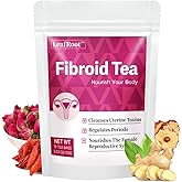 LEAFROOT Herbal Fibroid Tea for Women Shrink & Ovarian Cysts, Natural Plants Help Remedy and Restore Hormone Balance, Cleanse & Warm Uterus, Womb Detox Fertility Tea to Get Pregnant Fast