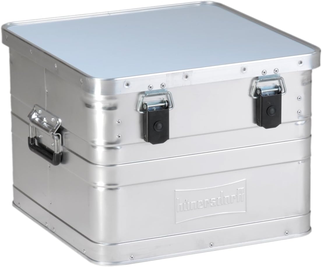 huenersdorff 451000 Aluminium ECO Box, 29 L, Silver