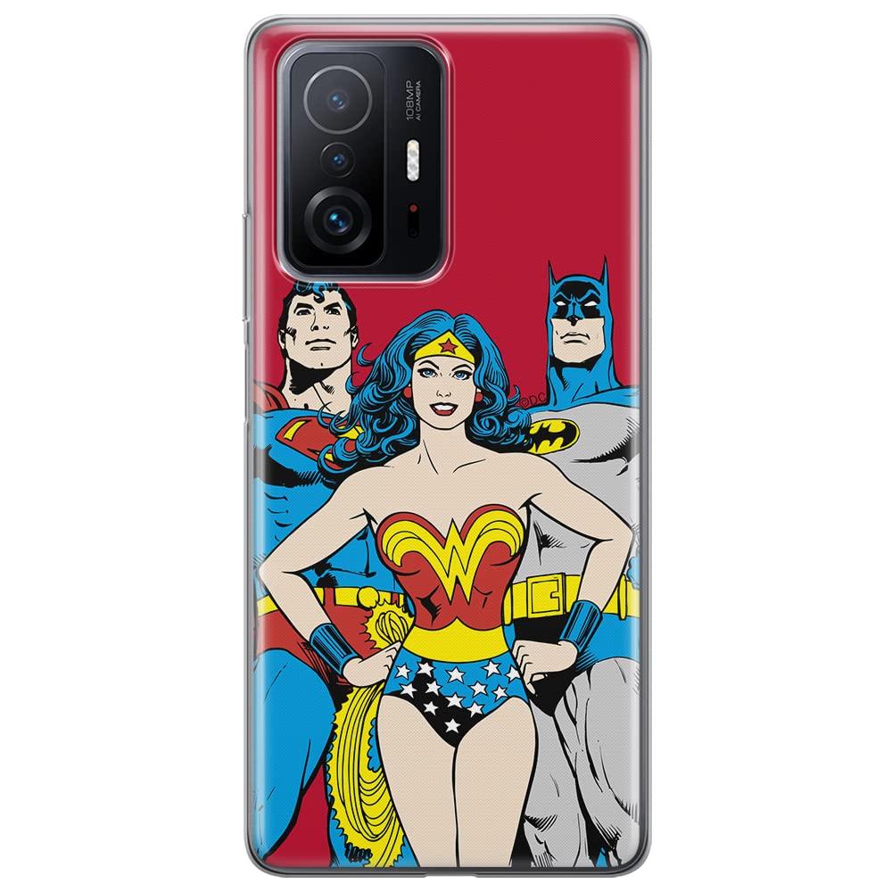 ERT GROUP mobile phone case for Xiaomi 11T 5G / 11T PRO 5G original and officially Licensed DC pattern Justice League 003 optimally adapted to the shape of the mobile phone, case made of TPU