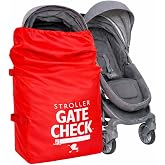 J.L. Childress Gate Check Stroller Travel Bag | AirTag compatible Gate Check Bag keeps strollers clean, protected &amp; easy to identify when airport gate checking