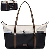 LOVEVOOK Work Tote Bag for Women, Convertible Gym & Travel Weekender Bag with Large Cup Holder, Carry On Teacher Tote