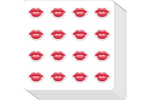 GUVSPTI Red Lips Planner Stickers, 0.5in Kiss Stickers for Scrapbooking Calendar Crafting 208-Pack