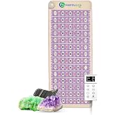 HealthyLine TAJ РЕМF Far Infrared Heating Mat, Full Body, 60 x 24 | Balanced full-body coverage, 3 natural gemstones, 22 lb weighted design, Adjustable heat, Shorter full-body design