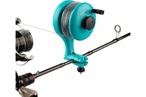 Bombrooster Fishing Line Spooler Without Line Twist, Fishing Reel Spooler for Efficient Line Winding, Potable Fishing Line Winder for Spinning Reels and Casting Reels