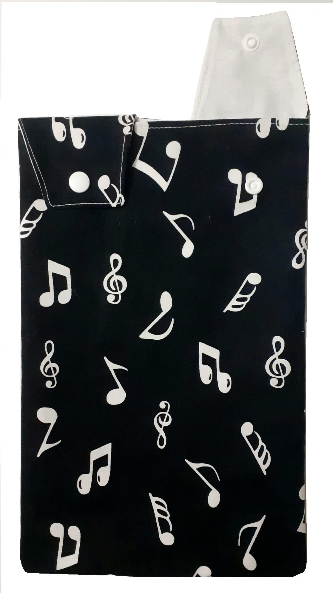 Catheter Leg Bag Holder. Drainage Bag Cover. 100% Cotton. Music.