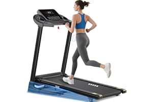 ATEEDGE Treadmill with Auto Incline, 300LBS Capacity, 15% Incline, 3.0HP Running Machine for Home, Shock Absorbing with APP