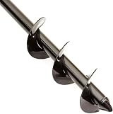 Generic 8x45cm Auger Post Hole Digger Metal Spiral Drill Bit view 2