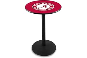 Holland Bar Stool Co. L214-42" Black Wrinkle Alabama Pub Table