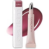 Losy Kim PDRN Tinted Lip Serum – High Gloss Ultra Hydrating Natural Glow, Non-Sticky Volumizing Color Glaze with Long-Lasting Shine, Nourishing Moisturizing Repair for Chapped Lips (0.34 oz)