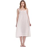FGBFM Non-Cling White Cotton Full Slip for Under Dresses nightgowns nightgown