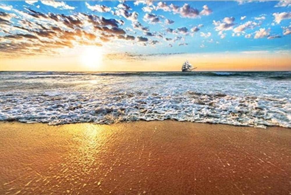 YIPINQUAN Jigsaw Puzzles 1000 Pieces for Adults and Kids Beach Views Wooden Puzzle Educational Toys Home Decor Wall Art