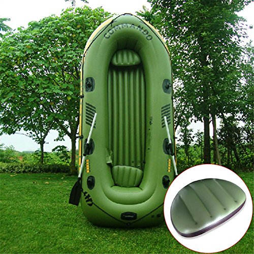 Inflatable Seat Cushion Boating Camping Fishing Rowing Canoe Pillow Pvc Boat Water Sports Durable Portable For Compact Foldable Mat Beach Grass Chair Pad Velvet Covers Outdoor Rafting Raft Comfortable - Thumbnail 4