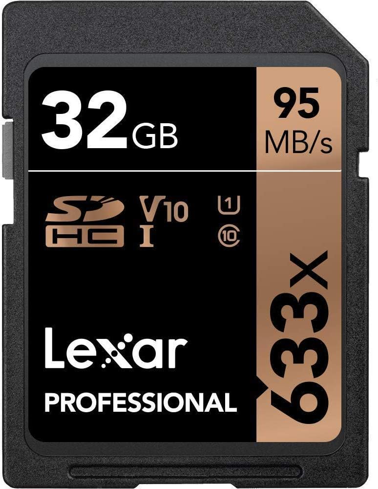 Lexar Professional 633x 32GB SDHC UHS-I Card (LSD32GCB1NL633)