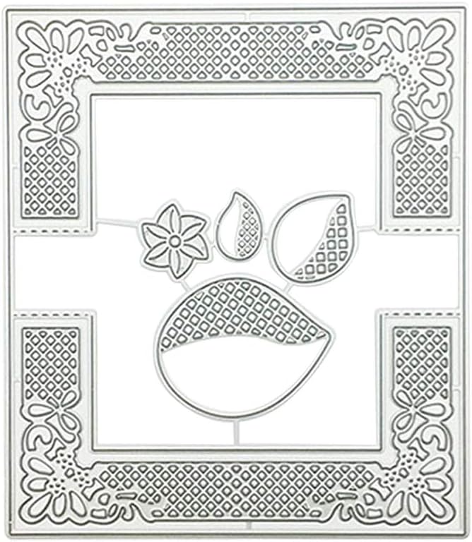 Liancany Square Stitching Metal Cutting Dies Stencil DIY Scrapbooking Album Stamp Paper Card Embossing Crafts Decor