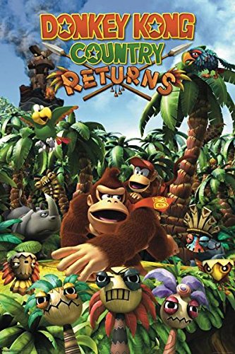 Pyramid America Donkey Kong Country Returns Video Game Cool Wall Decor Art Print Poster 12x18