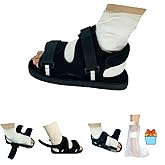 Yodilala Medical open-toe plaster shoe, postoperative recovery shoes, plaster shoe covers medical boots suitable for foot sprains, ankle fractures, toes, suitable for left and right feet(S)