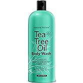 Natural Riches Tea Tree Body Wash for Men & Women,16 fl oz – Full Body Cleanser with Natural Oils, Deodorizing & Soothing Formula for All Skin Types